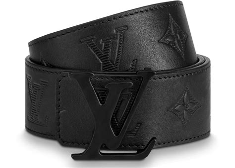 louis vuitton belt monogram black|louis vuitton belt size 30.